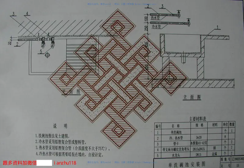 辽2002S302建筑给水塑料管、铝塑复合管管道安装 预览图