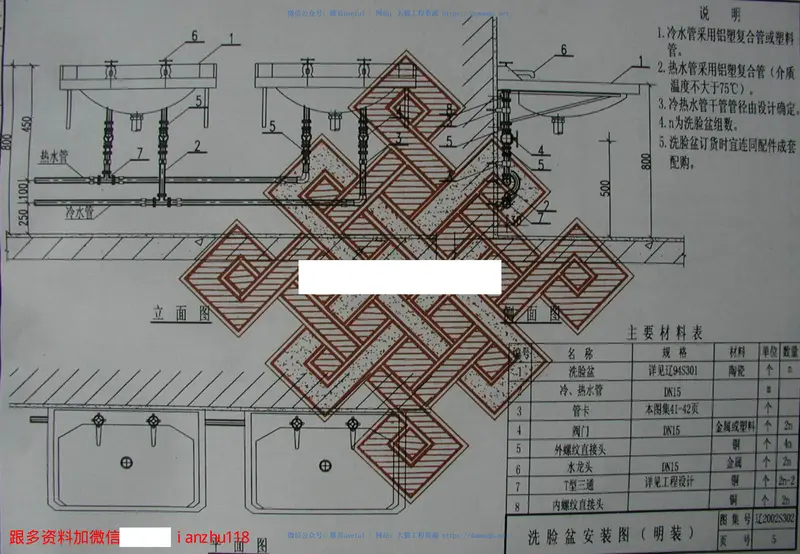 辽2002S302建筑给水塑料管、铝塑复合管管道安装 预览图