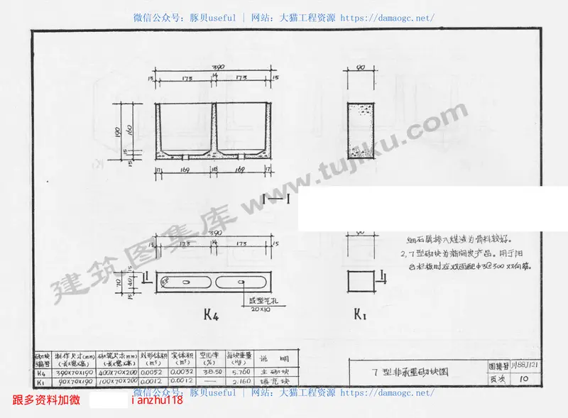 川88J121混凝土小型空心砌块图 预览图