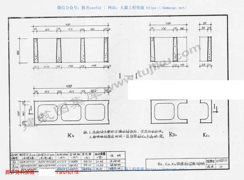 川88J121混凝土小型空心砌块图 预览图
