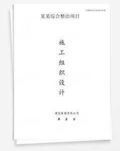 某综合整治项目